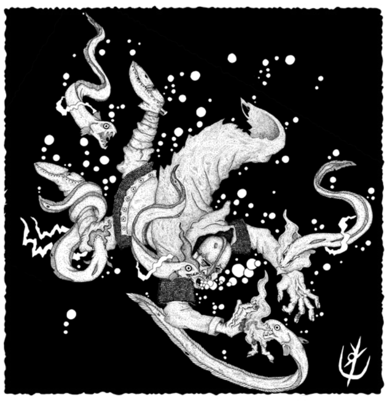 Cardume de Enguias-Piranha